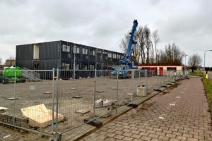Aanleg noodopvang asielzoekers aan Zuider Carnisseweg gestart, begin maart Open Huis