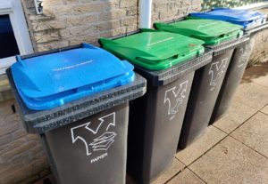 Papier en GFT afvalcontainers gemeente Barendrecht