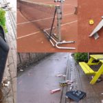 Vernielingen op sportpark van Tennisvereniging Barendrecht, daders staan op beeld
