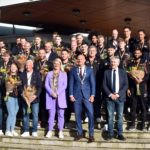 Huldiging van VV Smitshoek voor promotie naar 3e divisie