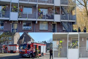 Man in rolstoel uit woning gered bij brand in appartementencomplex aan de Rietgors