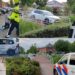 VIDEO: Man ramt politie met gestolen auto, rijdt zich klem op fietsersbrug Meerwedesingel en slaat te voet op de vlucht