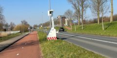 Ruim 6.100 boetes in 2 maanden tijd door flexflitser langs Portlandse Baan