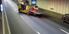 Heinenoordtunnel A29 afgesloten na ongeval tussen tankwagen en auto's