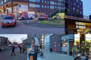 Monteur valt in liftschacht aan de Van Beuningenhaven