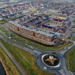 Luchtfoto Kilweg/Oude Trambaan en nieuwbouw wijk ROOS 2.0, Vrouwenpolder, Barendrecht