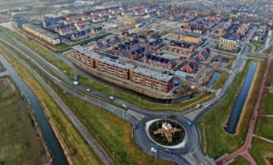 Luchtfoto Kilweg/Oude Trambaan en nieuwbouw wijk ROOS 2.0, Vrouwenpolder, Barendrecht