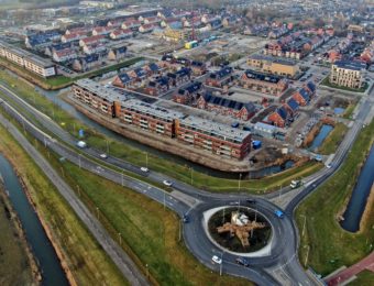 Luchtfoto Kilweg/Oude Trambaan en nieuwbouw wijk ROOS 2.0, Vrouwenpolder, Barendrecht