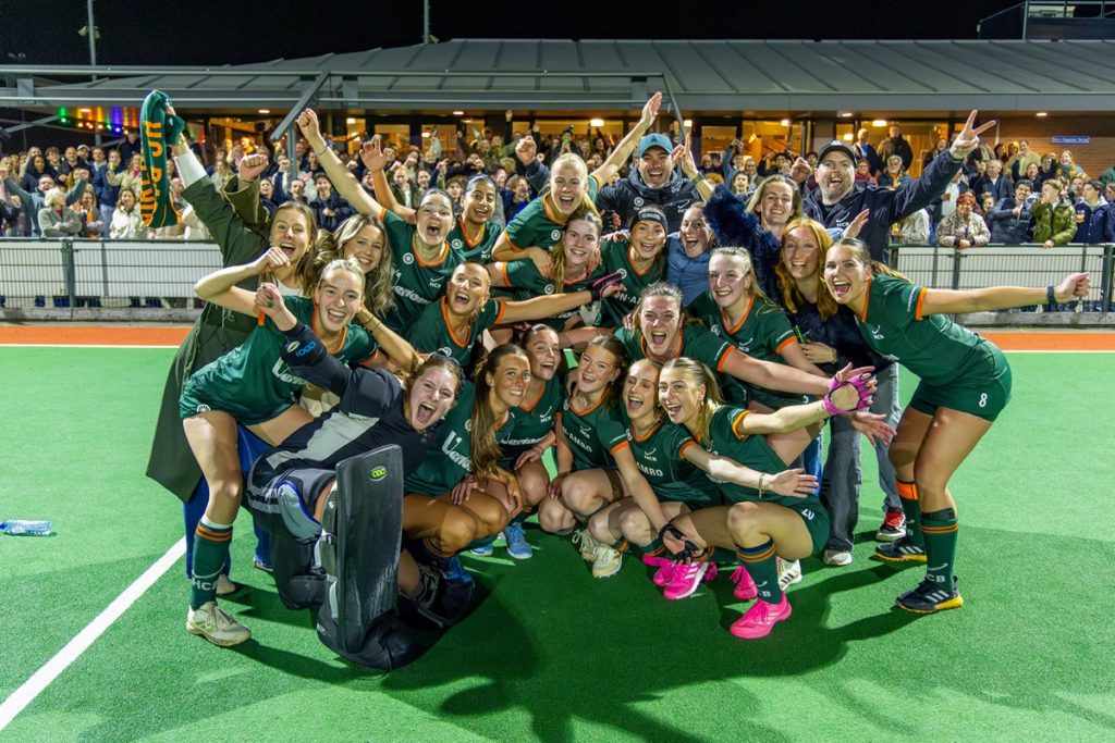 HCB Dames 1 schrijft historie met halve finaleplaats in bekertoernooi