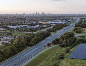 A29 thv Achterzeedijk richting Kilweg (thv Heinenoordtunnel/waterzuivering/zonnepark)