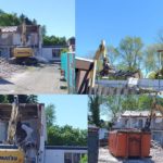Gebouw aan Talmaweg 107 gesloopt voor nieuwe straat Talmapad met 7 eengezinswoningen
