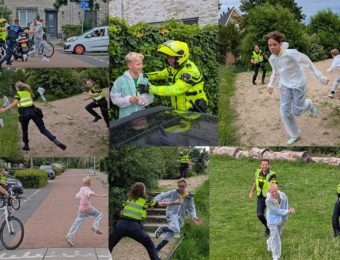 Jongeren op de vlucht voor politie tijdens The Hunt