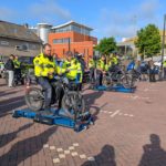 Fatbike controleactie op het gemeentehuisplein, startschot van landelijke campagne