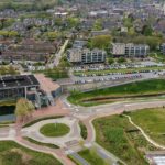 Station Barendrecht vanaf bedrijventerrein Dierenstein (Zuideinde kant)