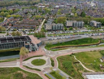 Station Barendrecht vanaf bedrijventerrein Dierenstein (Zuideinde kant)
