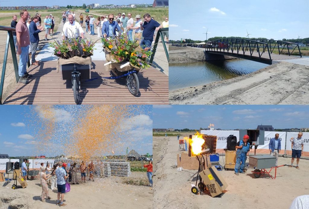 Nieuw fietspad door Zuidpolder geopend en start van nieuwbouw Wilgen erf