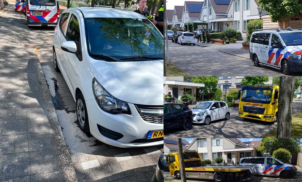 Dealer aangehouden na achtervolging, sok met drugs in heg aangetroffen aan de Chopinstraat