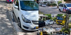 Dealer aangehouden na achtervolging, sok met drugs in heg aangetroffen aan de Chopinstraat