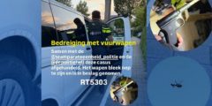 Bedreiging met vuurwapen, zwaarbewapende politie eenheid gaat woning binnen aan Olmenwede