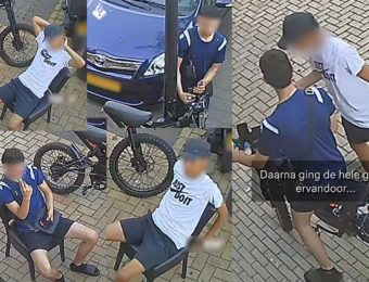 Politie deelt beelden van verdachten van fatbike straatroof aan Van Beuningenhaven
