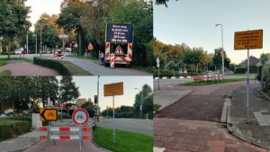 Nachtafsluitingen bij werkzaamheden 2e en 3e Barendrechtseweg, nieuwe drempel op 1e Barendrechtseweg