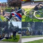 Aanrijding fatbike/fietser op 2e Barendrechtseweg, scootmobiel rijdt door bij tweede ongeval