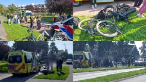 Aanrijding fatbike/fietser op 2e Barendrechtseweg, scootmobiel rijdt door bij tweede ongeval