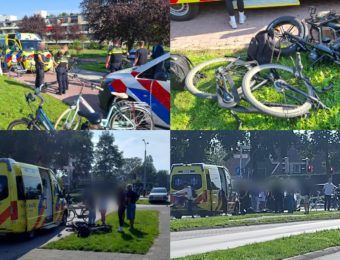 Aanrijding fatbike/fietser op 2e Barendrechtseweg, scootmobiel rijdt door bij tweede ongeval