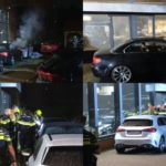 Explosie en autobrand bij autobedrijf aan de Zwolseweg