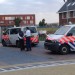 Drie mannen door politie van bouwplaats gehaald aan de Derde Barendrechtseweg in Barendrecht