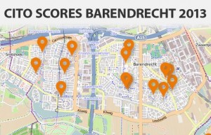 CITO scores 2013 van basisscholen in Barendrecht