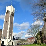 Watertoren en Dorpskerk in Oude Dorpskern Barendrecht