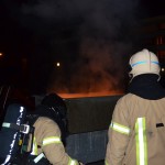 Containers in brand op schoolpleinen Draaimolen en Groen van Prinsterer in Barendrecht