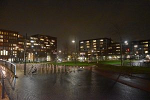 Middeldijkerplein, Barendrecht (Nacht, donker)