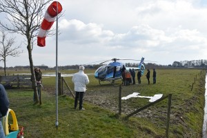 Helikopter verliest tankdop bij landing in Zuidpolder, Barendrecht