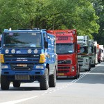 Truckrun 2013 doorkomst aan de 2e Barendrechtseweg