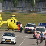 Traumahelikopter voor onwelwording naar IKEA Barendrecht (Hamburg)