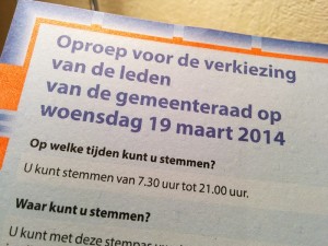 Uitslag gemeenteraadsverkiezingen 2014 Barendrecht