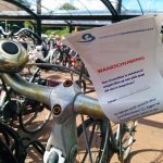 Waarschuwing voor fietsen die te lang in stalling bij station Barendrecht staan