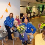 Leny, met 93 jaar nog steeds naar de sportschool (Aad van Loon, Barendrecht)