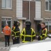 Brandweer onderzoekt gaslucht Mahlerstraat in Barendrecht