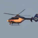 Archief: Politiehelikopter boven Barendrecht