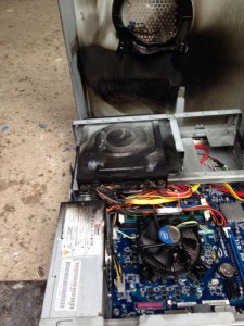 Computer vat vlam in Rehobôthschool aan de Dorpsstraat in Barendrecht
