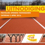 2 april: Officiële opening nieuwe banen van Tennisvereniging Barendrecht