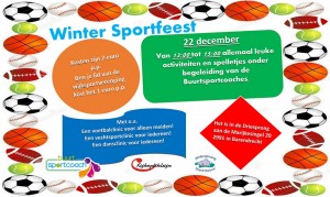 22 dec: Winter Sportfeest in Sporthal de Driesprong