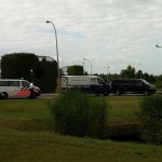 Geldtransport ramt busje op GROEN-Rotonde in Barendrecht